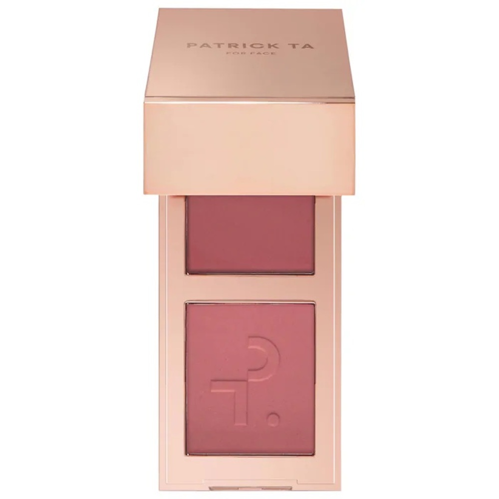 PATRICK TA Mini Double-Take Crème & Powder Blush Duo/She goes to the gym-$ FIRM